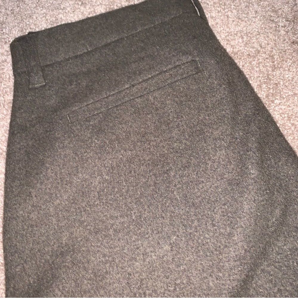 Banana Republic stretch wool men’s trousers Sz32L brown wool with pockets - Picture 2 of 9